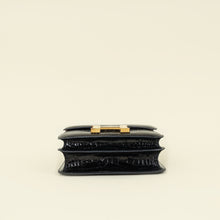 Hermes Noir Verso Shiny Alligator Constance 24 Bag