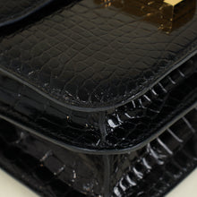 Hermes Noir Verso Shiny Alligator Constance 24 Bag