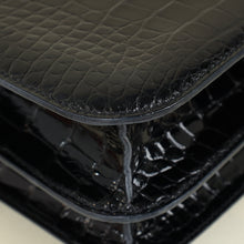 Hermes Noir Verso Shiny Alligator Constance 24 Bag