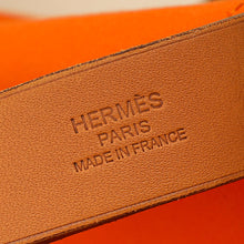 Hermes Orange Toile Cabag 42 GM Bag