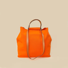 Hermes Orange Toile Cabag 42 GM Bag