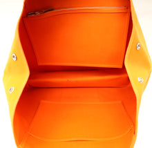Hermes Orange Toile Cabag 42 GM Bag