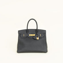 Hermes Noir Birkin 30 Bag