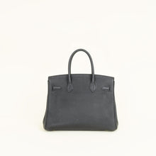 Hermes Noir Birkin 30 Bag