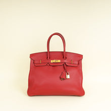 Hermes Rouge Venetian Birkin 35 Bag