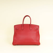 Hermes Rouge Venetian Birkin 35 Bag