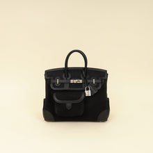 Hermes Noir Cargo Birkin 25 Bag