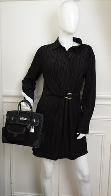 Hermes Noir Cargo Birkin 25 Bag