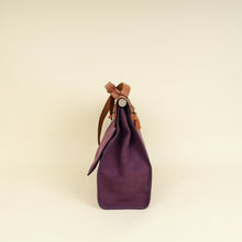 Hermes Bicolor Vache Hunter Toile Sellier Herbag GM Bag