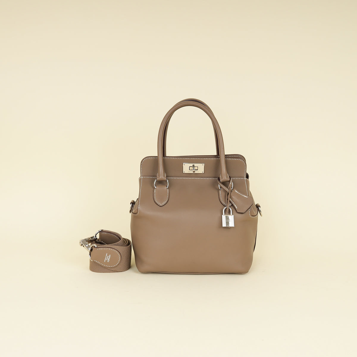 Hermes Etoupe Tool Box 20 Bag