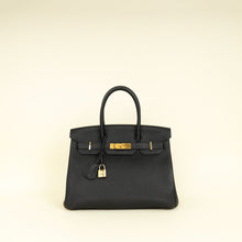 Hermes Noir Retourne Birkin 30 Bag