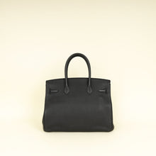 Hermes Noir Retourne Birkin 30 Bag