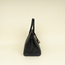 Hermes Noir Retourne Birkin 30 Bag