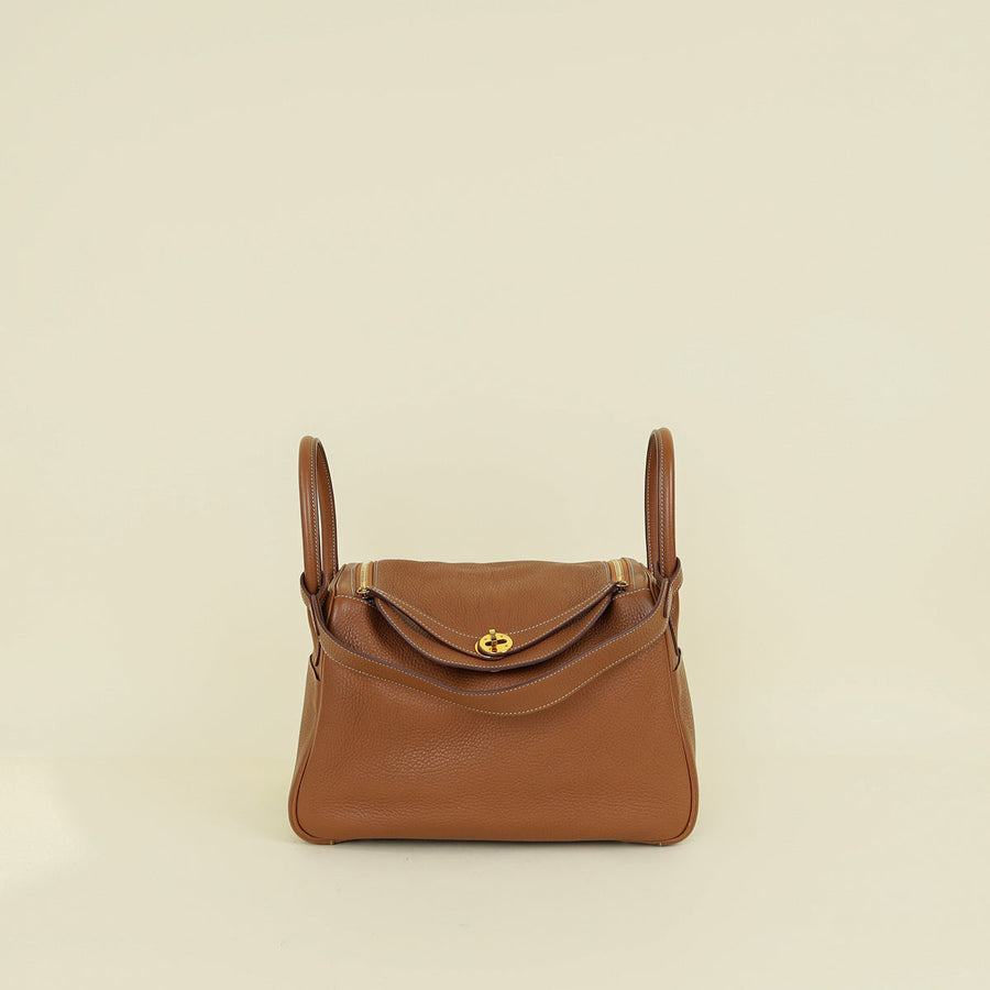 Hermes Gold Lindy 26 Bag