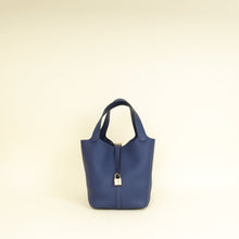 Hermes Bleu Saphir Picotin Lock 22 Bag