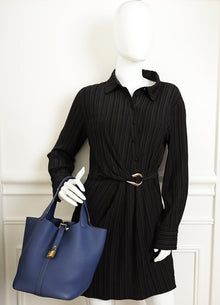 Hermes Bleu Saphir Picotin Lock 22 Bag