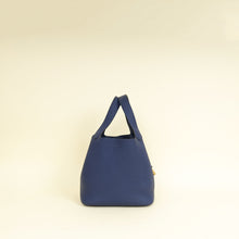 Hermes Bleu Saphir Picotin Lock 22 Bag