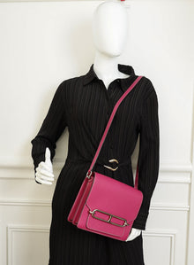 Hermes Rose Pourpre Roulis 23 Bag