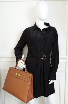 Hermes Gold Sellier Kelly 35 Bag