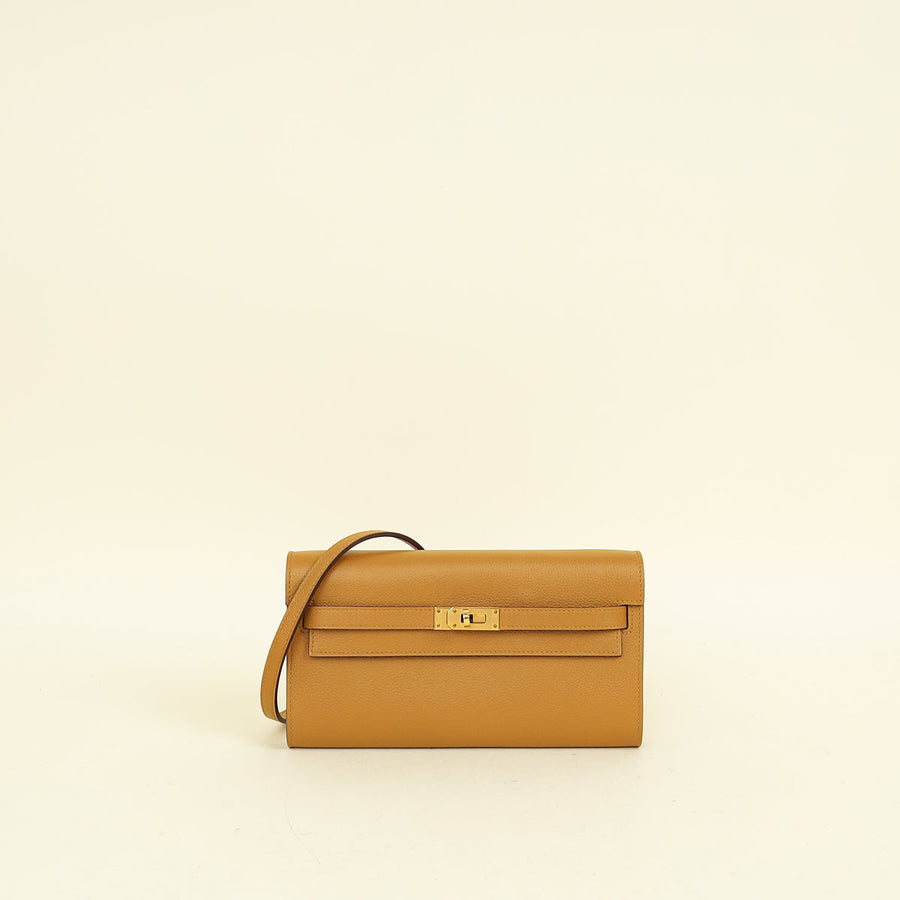 Hermes Sesame Kelly To Go Evercolor Wallet
