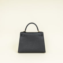 Hermes Noir Sellier Kelly 28 Bag