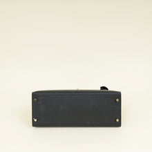 Hermes Noir Sellier Kelly 28 Bag