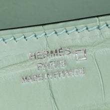 Hermes Vert D'ea Constance Elan Matte Mississippiensis Alligator Bag