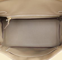 Hermes Etoupe Birkin 25 Bag