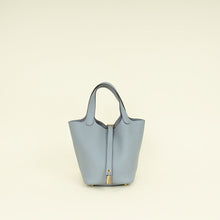 Hermes Gris Pantin Picotin Lock 18 Bag