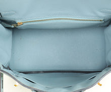 Hermes Bleu Ciel Birkin 25 Bag