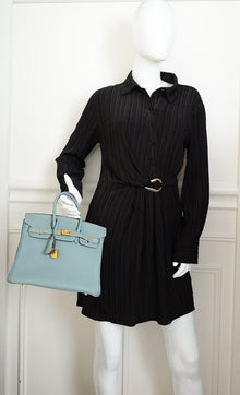 Hermes Bleu Ciel Birkin 25 Bag