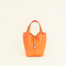 Hermes Orange Minuim Picotin Lock 22 Bag
