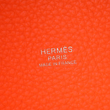 Hermes Orange Minuim Picotin Lock 22 Bag