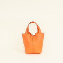 Hermes Orange Minuim Picotin Lock 22 Bag