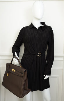 Hermes Chocolate Kelly 40 Retourne Bag