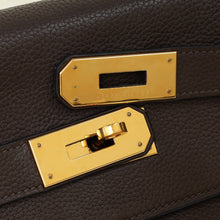 Hermes Chocolate Kelly 40 Retourne Bag