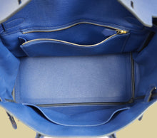 Hermes Bleu Saphire Birkin 30 Evercolor Bag