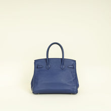 Hermes Bleu Saphire Birkin 30 Evercolor Bag
