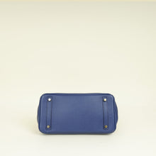 Hermes Bleu Saphire Birkin 30 Evercolor Bag