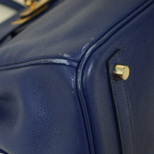 Hermes Bleu Saphire Birkin 30 Evercolor Bag