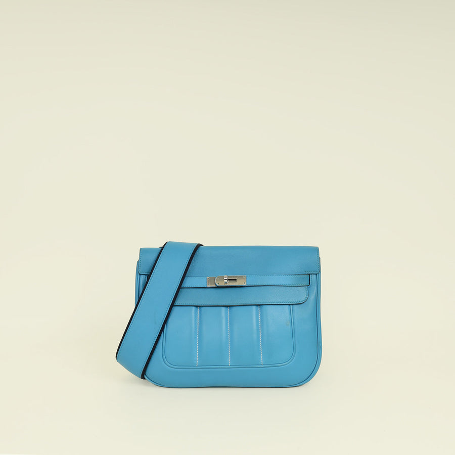 Hermes Bleu Paradise Sac Berline 28 Swift Bag