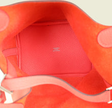 Hermes Rose Texas Picotin Lock 18 Clemence Bag