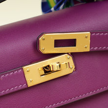 Hermes Anemone Kelly Pochette W/ Twilly