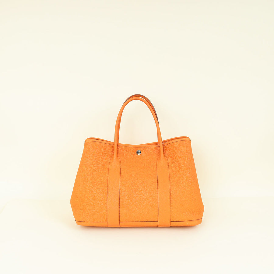Hermes Orange Garden Party 36 Bag