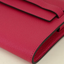 Hermes Rose Pourpre Kelly Classique To Go Wallet