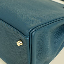 Hermes Bleu Colvert Kelly 32 Retourne Bag