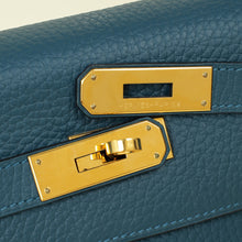 Hermes Bleu Colvert Kelly 32 Retourne Bag