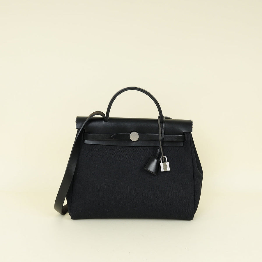 Hermes Noir Herbag Zip 31 Bag