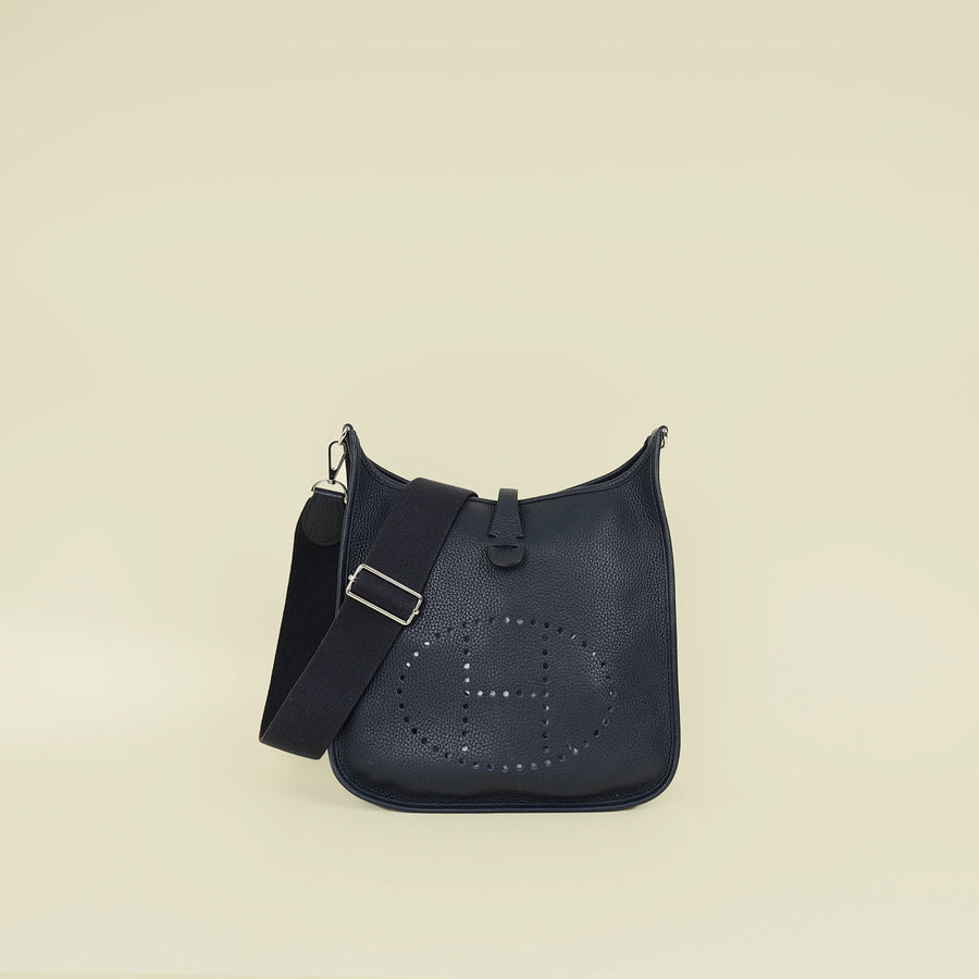 Hermes Bleu Nuit Evelyne III 29 PM Bag