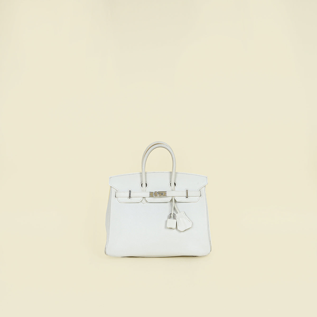 Hermes Blanc Birkin 25 Bag
